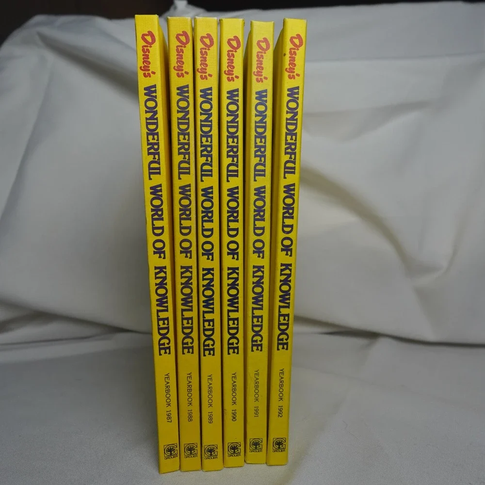 Disney's Wonderful World of Knowledge Complete 1-25 + 1987-1992 Yearbooks